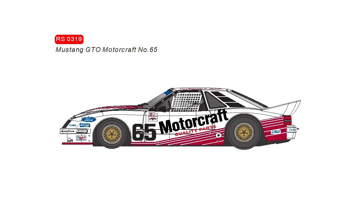 RS0319	Ford Mustang GTO Motorcraft No.65